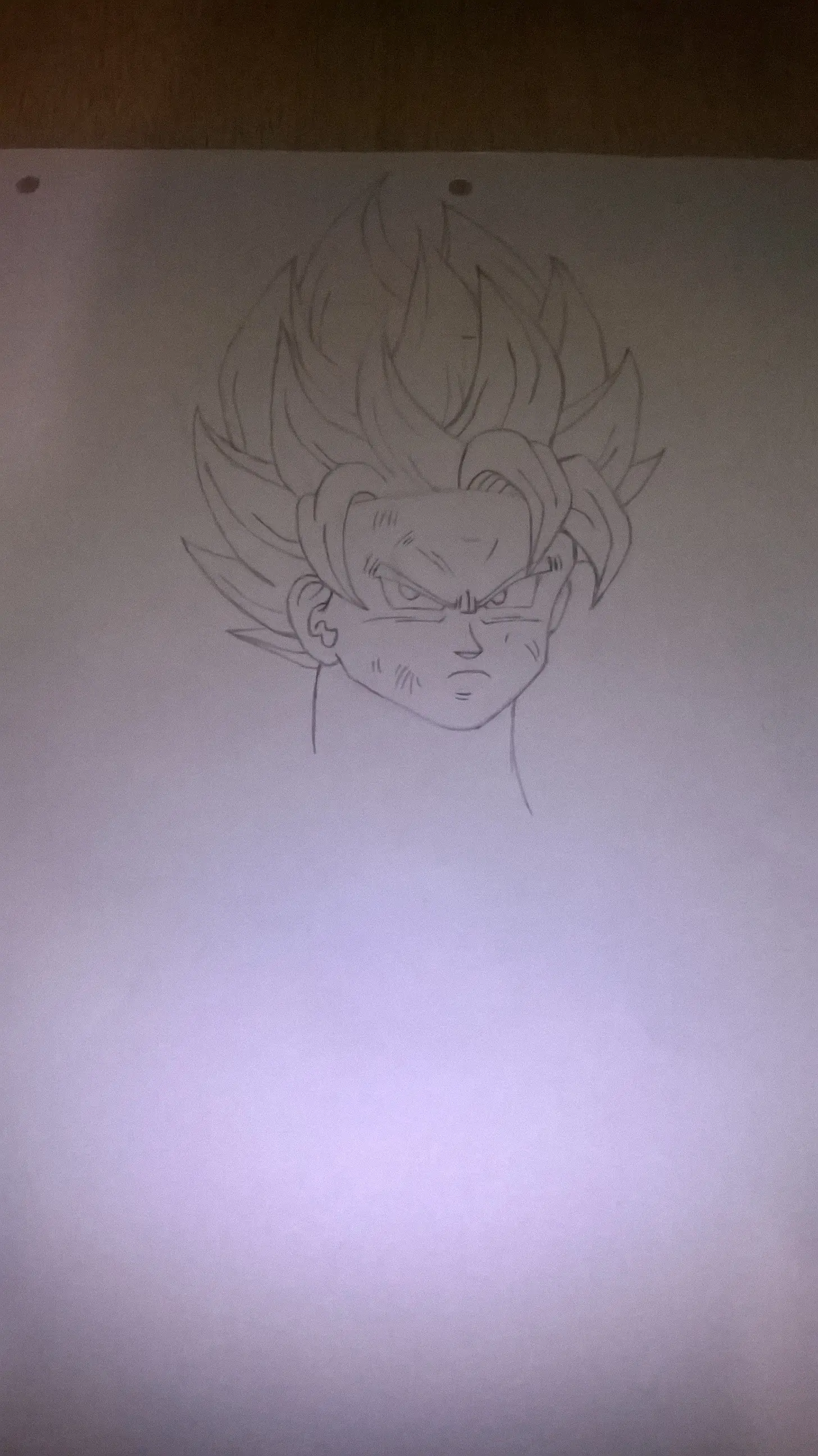 Dibuje a Goku bien pulenta, y te lo muestro! Paso a paso.