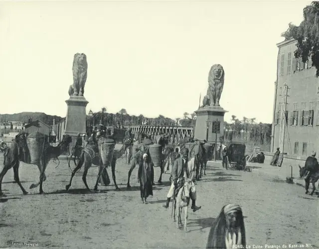 Fotos que te llevan directamente a Egipto en la epoca de1870