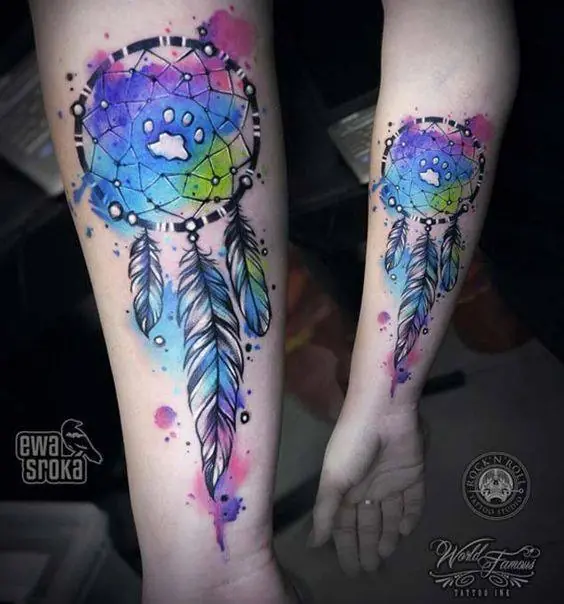 watercolor tattoo