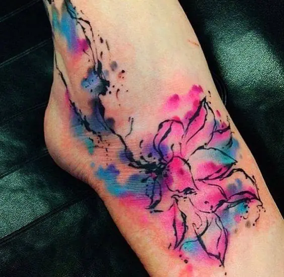 watercolor tattoo