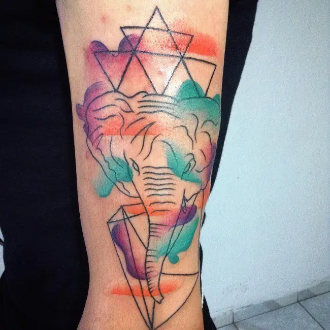 watercolor tattoo