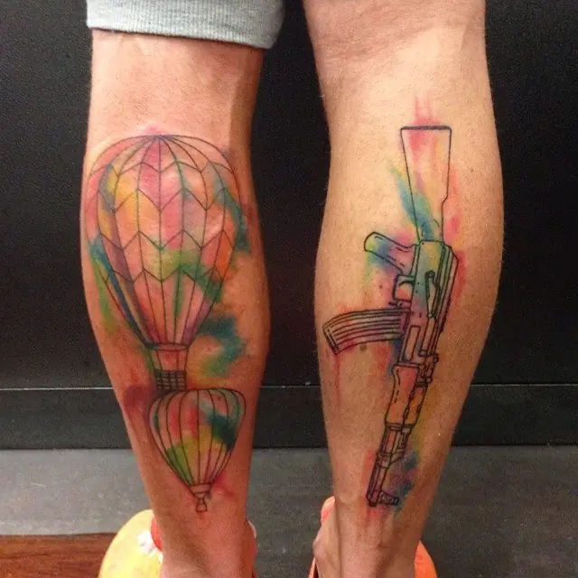 watercolor tattoo