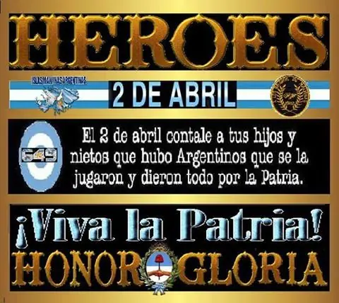 2 de abril dia del veterano de malvinas