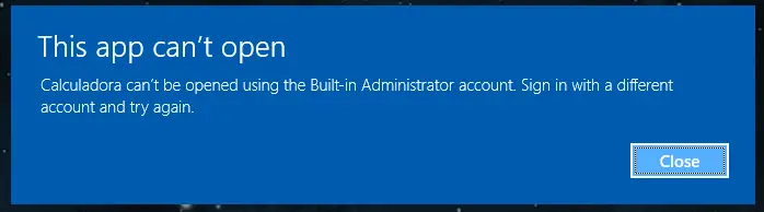 Solucion built-in account