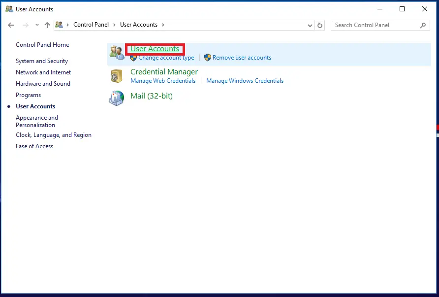 builtin administrator account windows 10