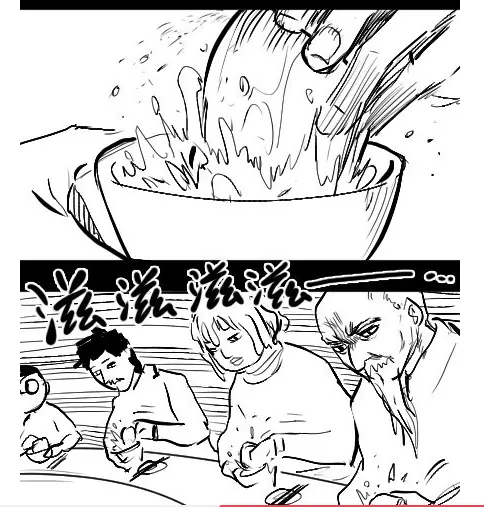 Lava los bols y palillos - En los restaurantes cantónes