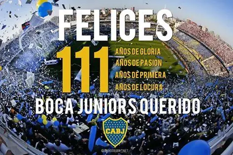 ¡Felices 111 años Boca!