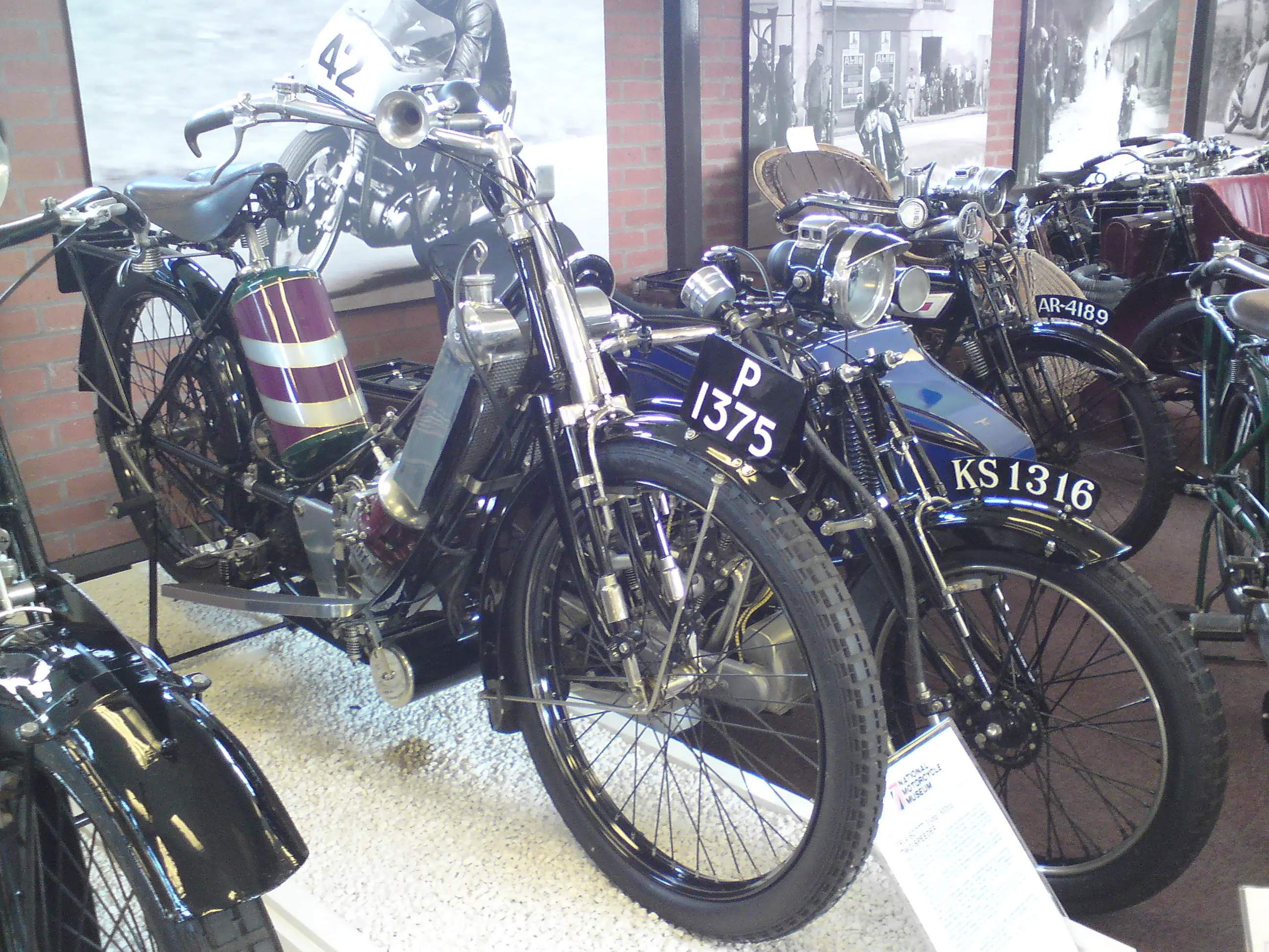El museo nacional de las motocicletas de Birmingham
