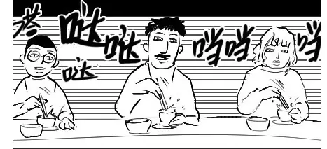 Lava los bols y palillos - En los restaurantes cantónes