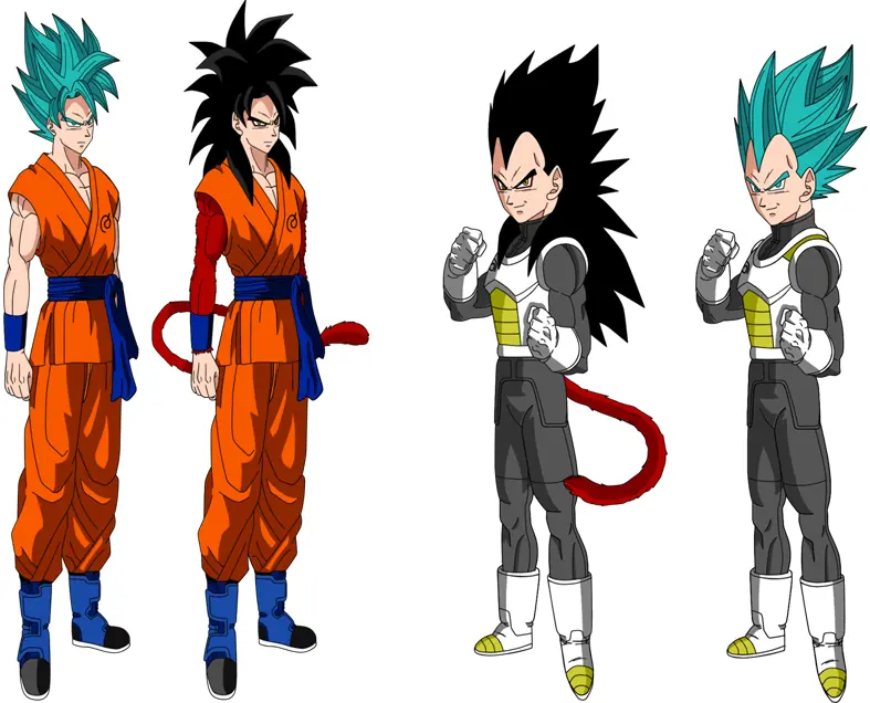 Super Saiyajin Dios vs Super Saiyajin Blue