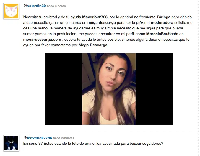 Increíble lo de este usuario