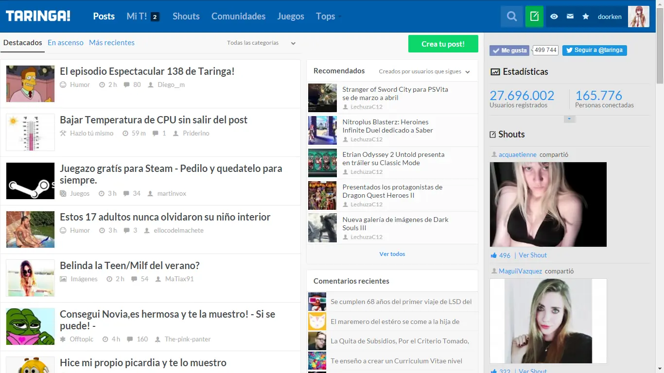 posible explicación sobre la aparente decadencia de T!
