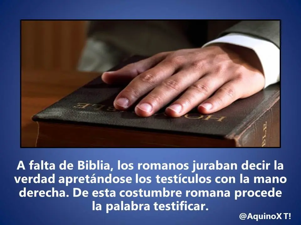tenes que saber