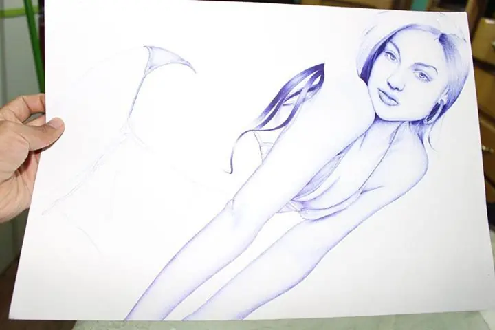 Dibujos a bolígrafo | Sasha Grey