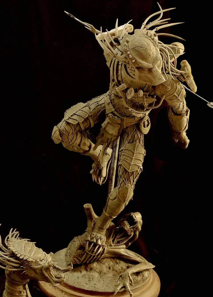 predator wolf plastilina