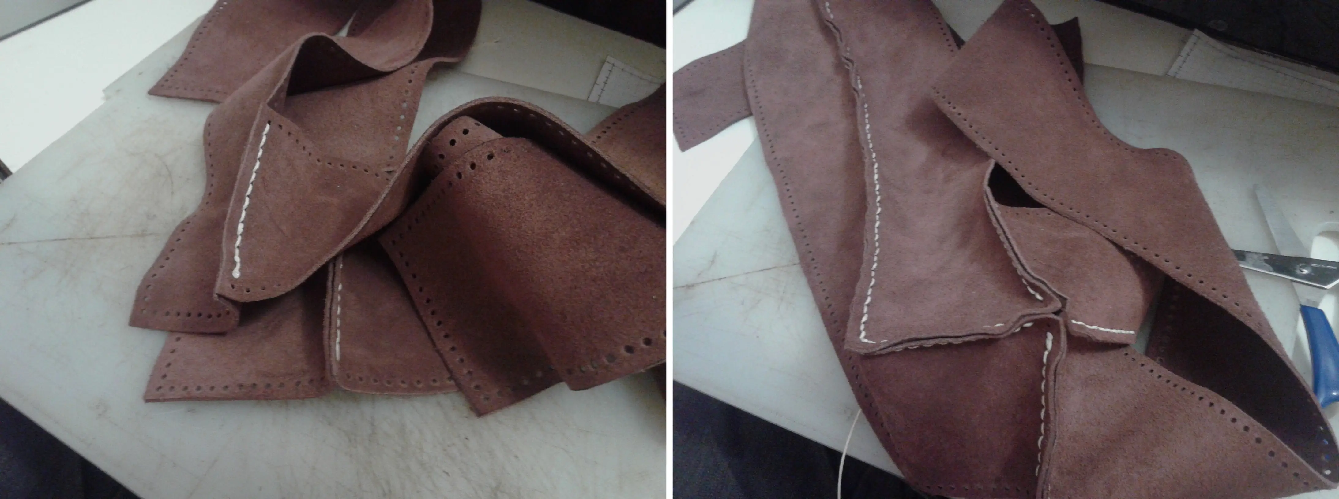 Tutorial&nbsp;&nbsp;– Bolso de cuero para regalo