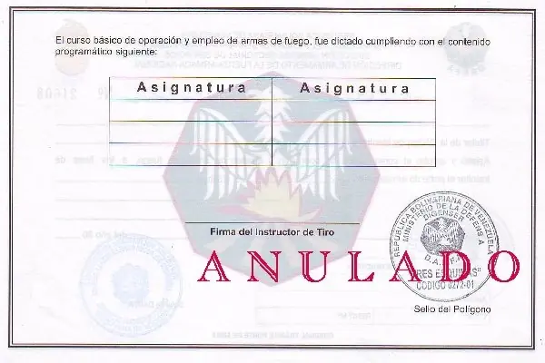 Requisitos para el porte de arma de fuego en Venezuela