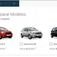 Precio nuevo Ford Ka 2016 (abril)