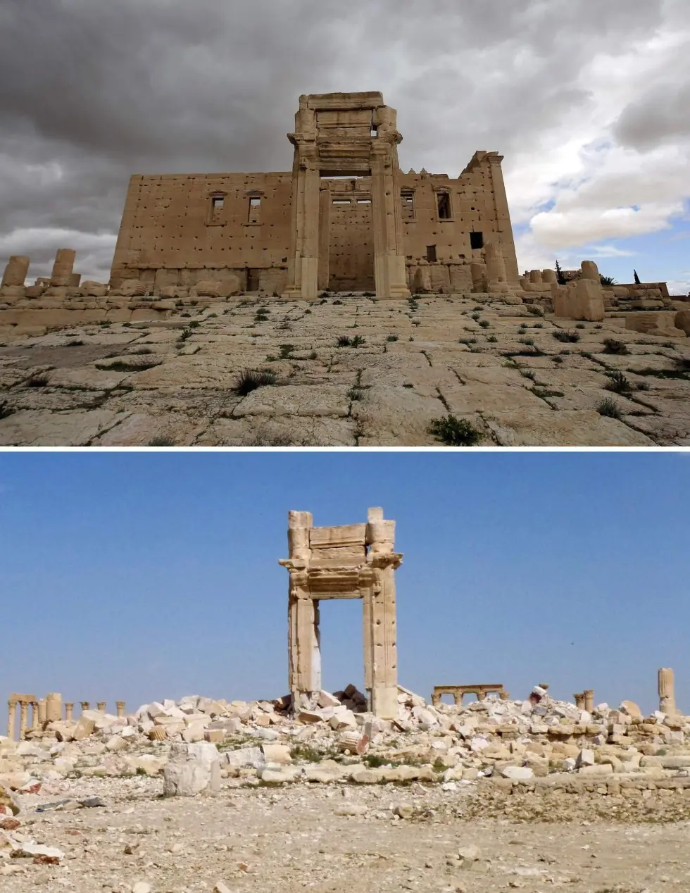 Palmira tras la retirada del ISIS Palmira tras la retirada del ISIS