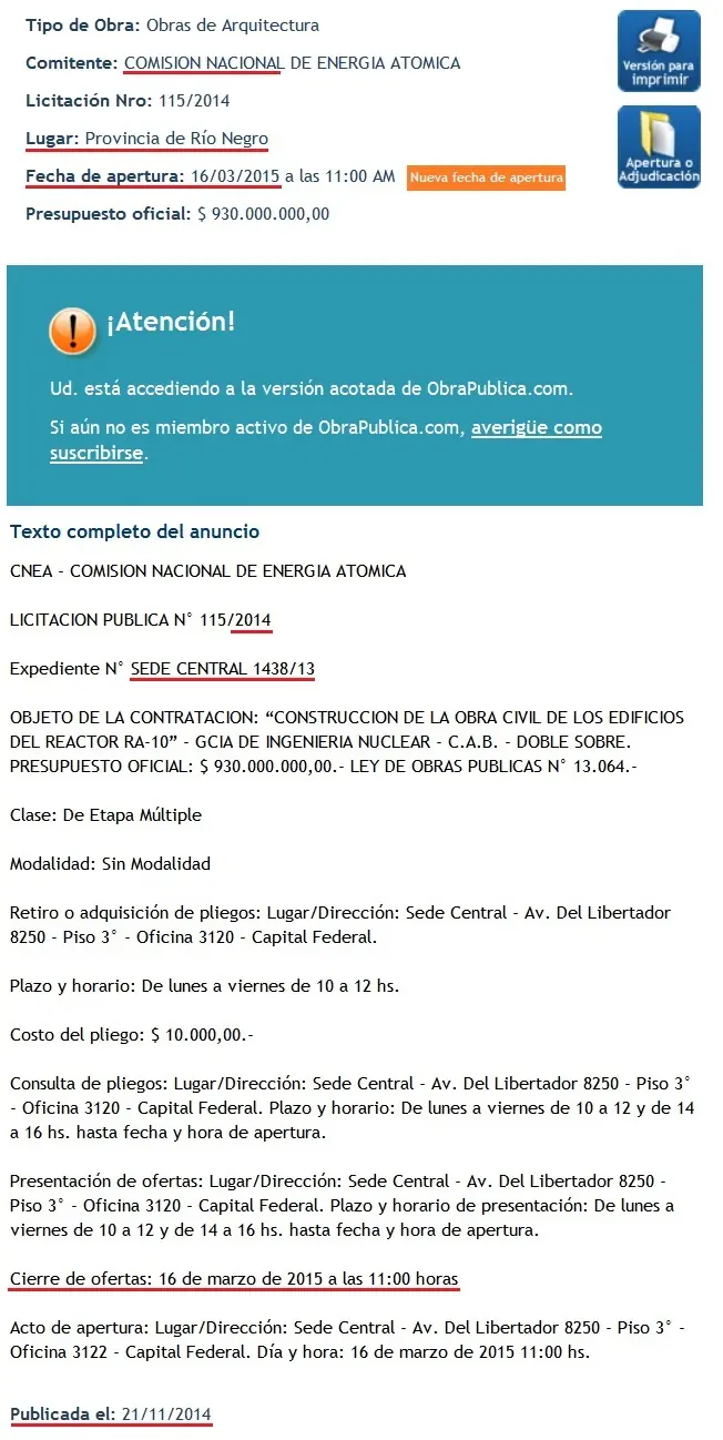 licitacion