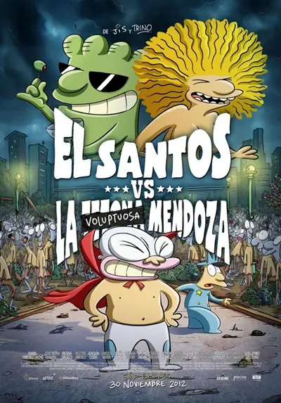El Santos vs La Tetona Mendoza DVDrip Latino 2012