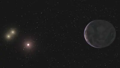 Astronomos descubren planeta en el que se pueden ver 3 soles