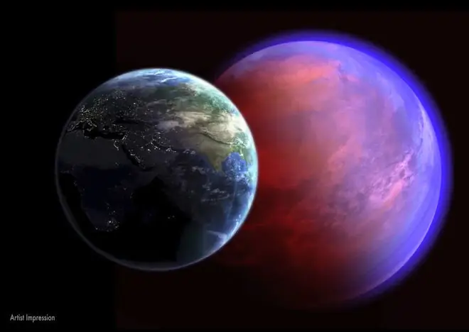 La primera detección de la atmósfera de una supertierra