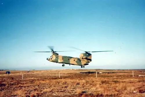 Malvinas: La orden de regreso del material CH 47