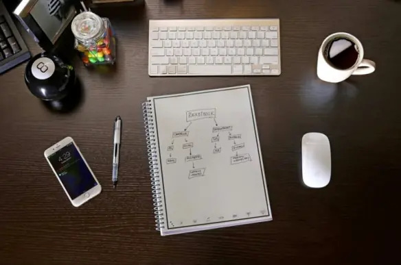 Un cuaderno que pasa lo que escribes en el a tu PC