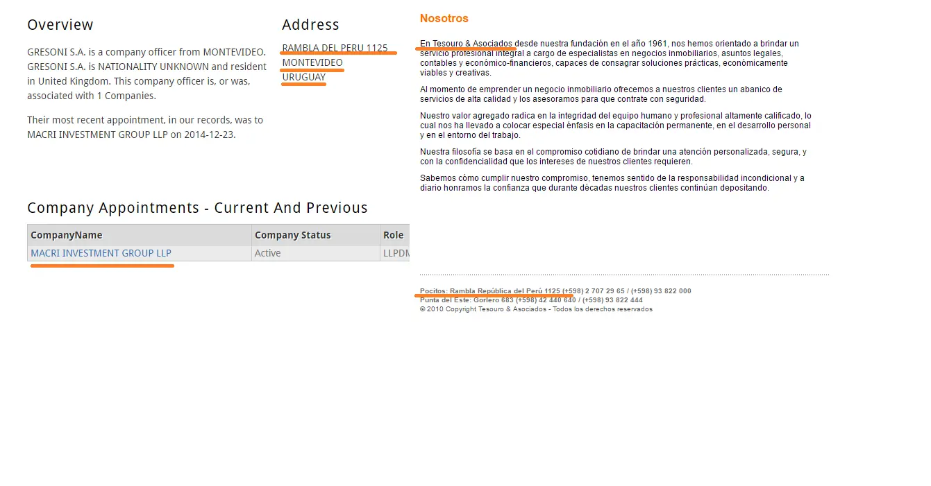 Encontré algo mas sobre macri (Off shore)