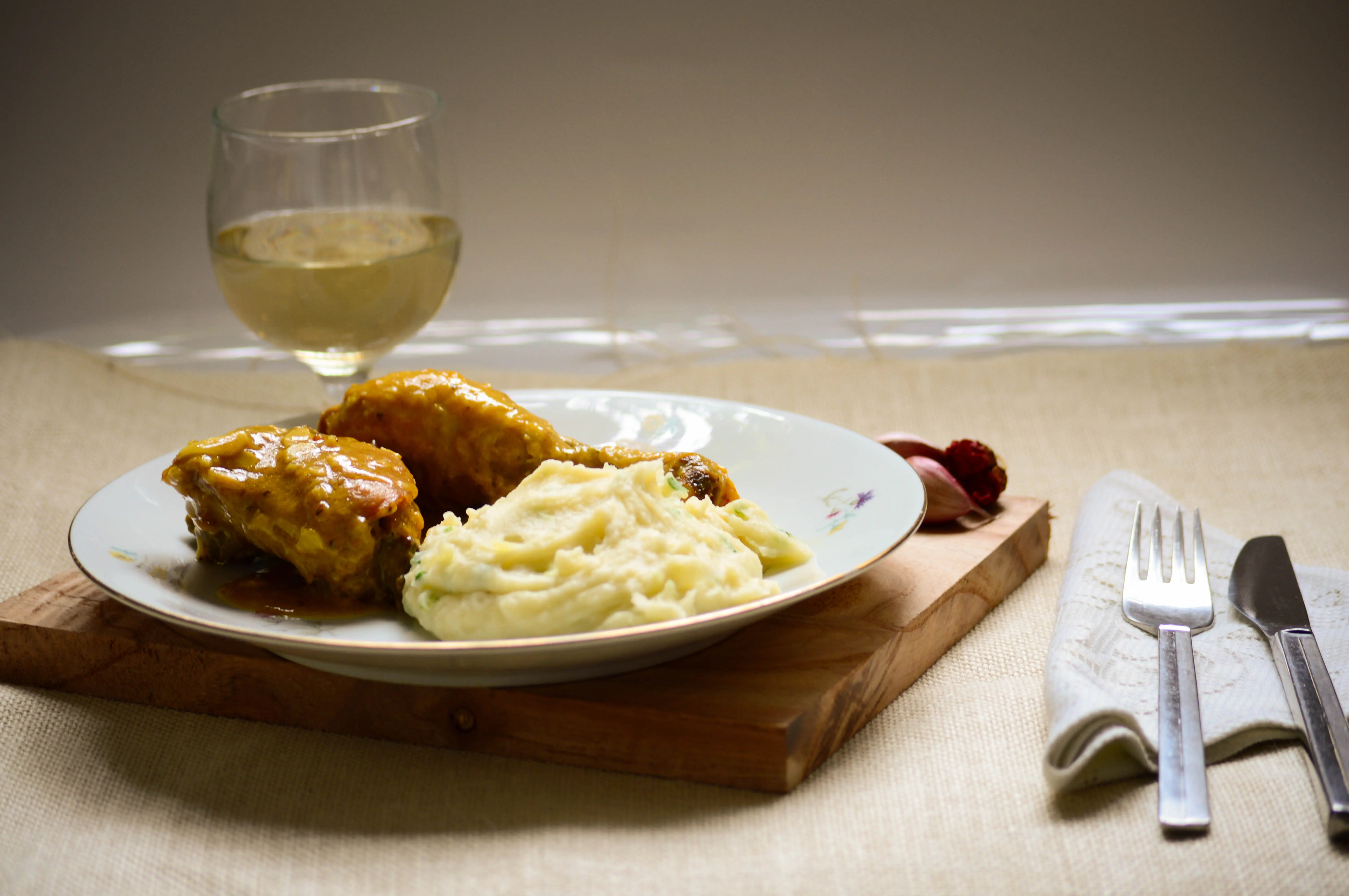 pollo al ajillo
