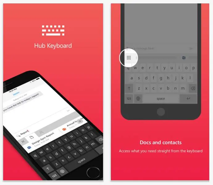 Hub Keyboard llega también para dispositivos iOS