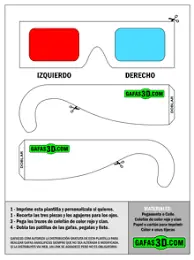 Como hacer: anteojos 3D, fotos 3D y dibujos 3D (Caseros).