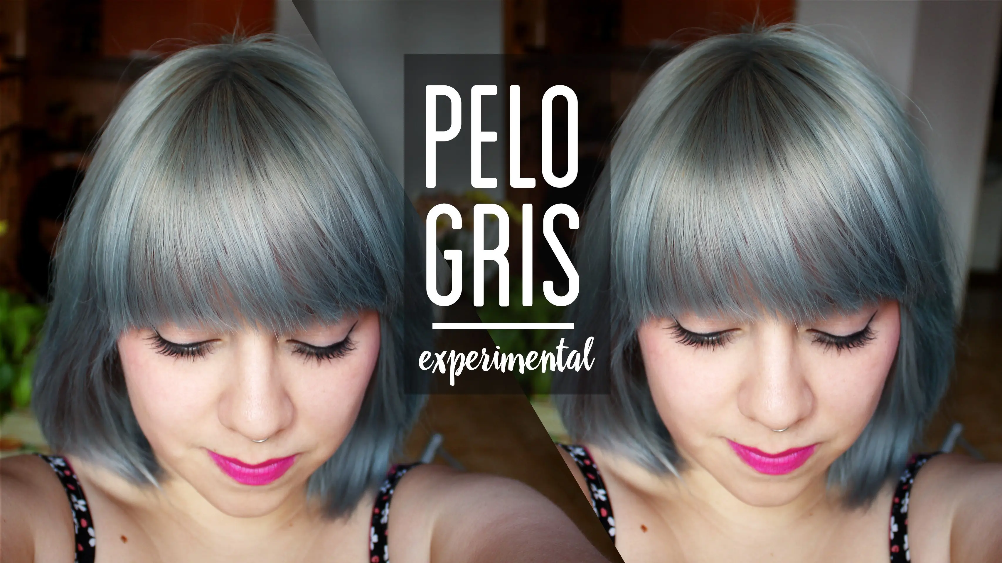 PELO GRIS tutorial! mezclando tintura fantasia <3