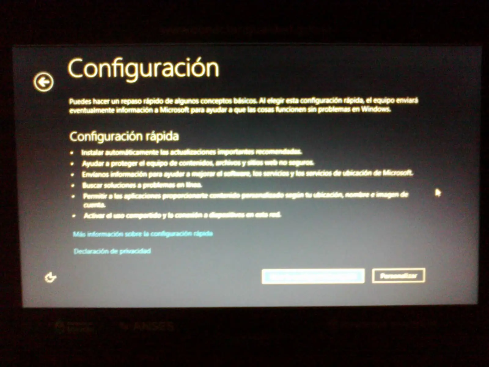 descarga