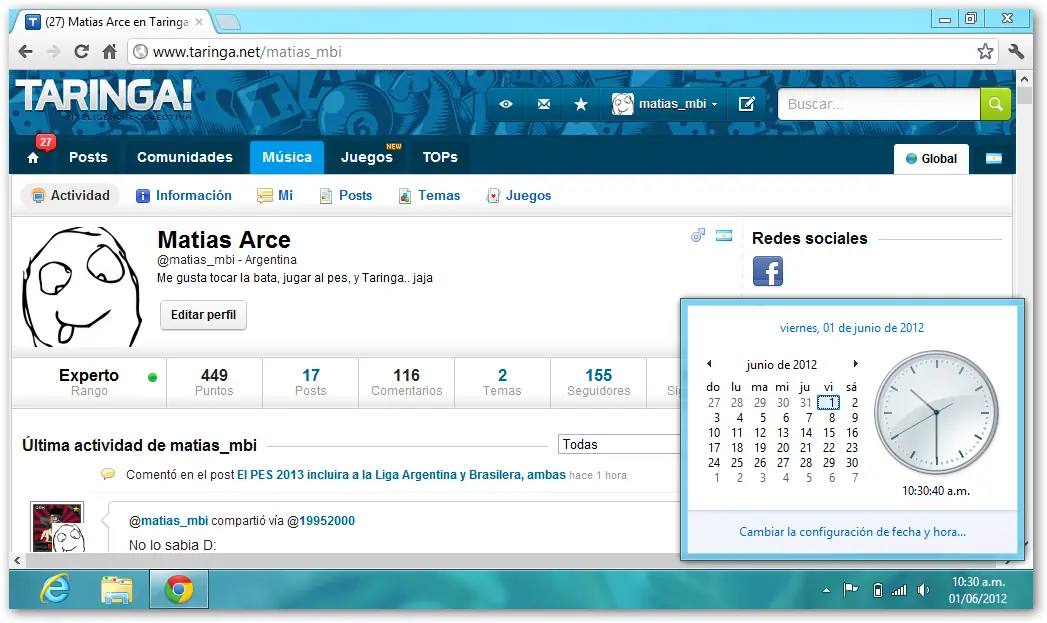 descarga