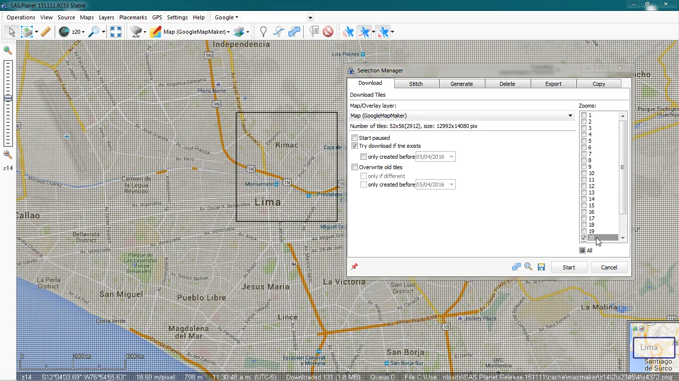 SAS Planet y Locus Map - Crea Tus Propios Mapas Offline
