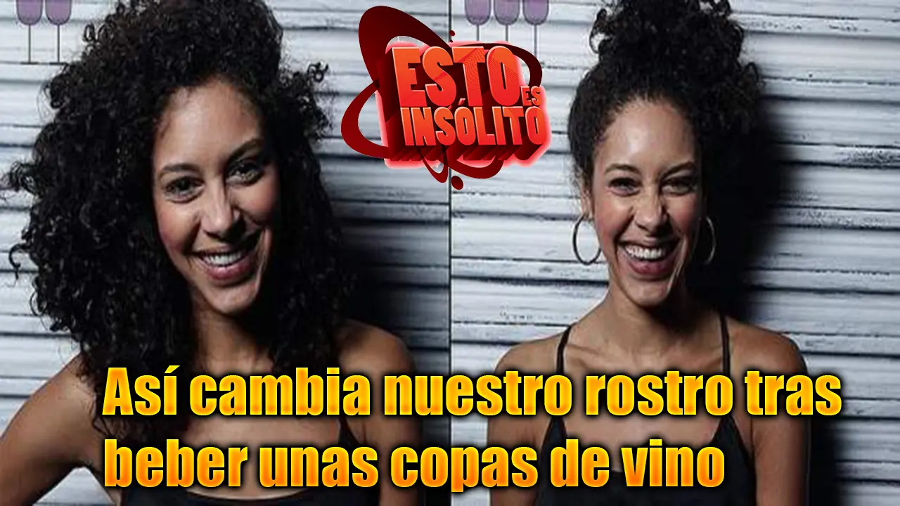 Así cambia nuestro rostro tras beber unas copas de vino