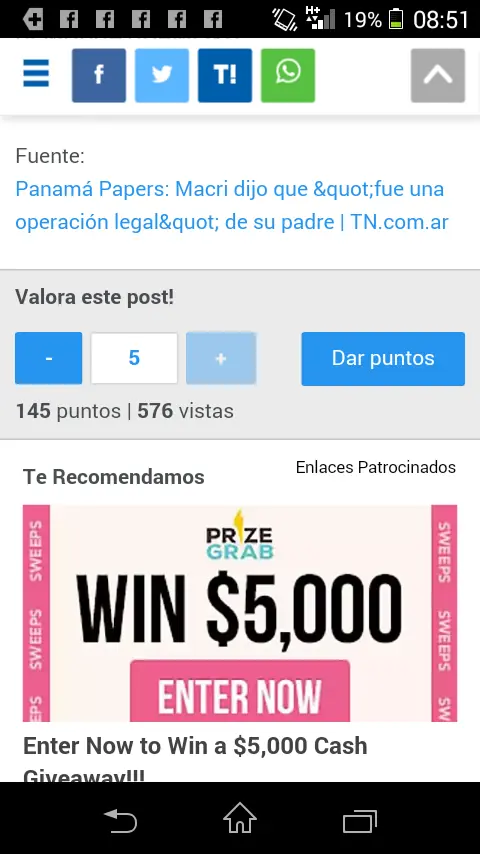 reclamo