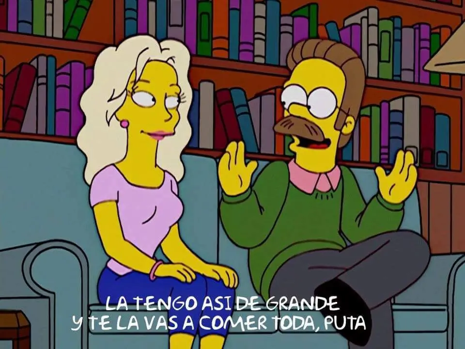 la tengo asi de grande