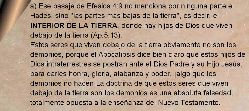 tierra hueca en los polos