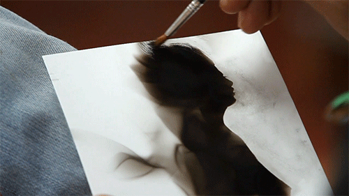 dibujo con fuego