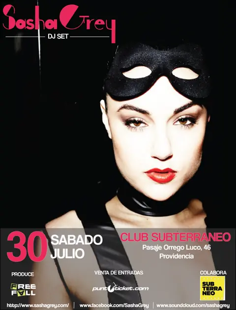 Sasha Grey llega a Chile