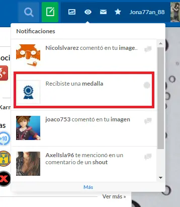 Nueva Medalla: Medalla de los 12 años