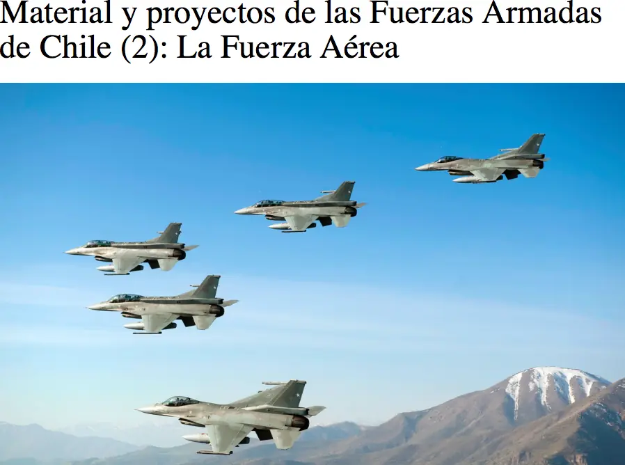 fuerzas armadas chilenas