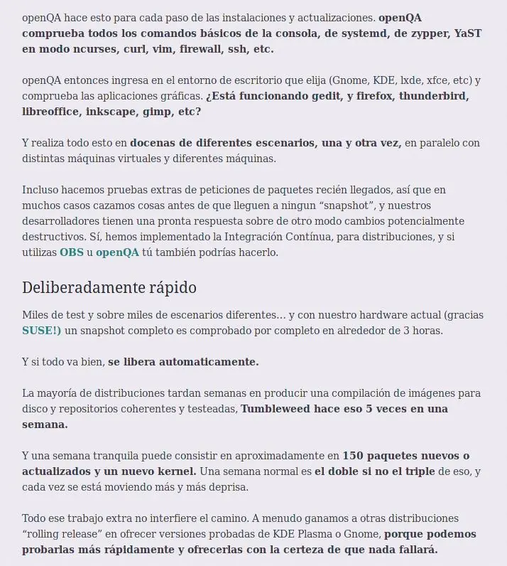 openSUSE Tumbleweed ¿por qué deberías utilizarlo?