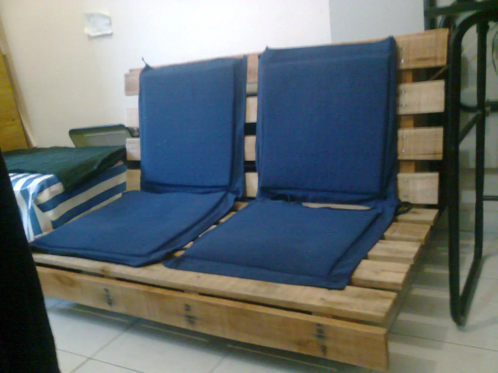 Cree mi Propio Sofá con Pallets y te lo muestro.