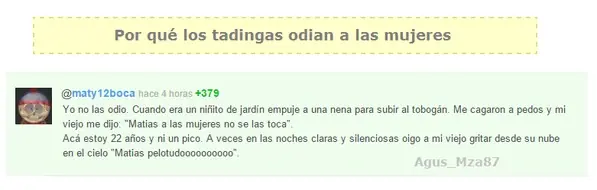 comentarios
