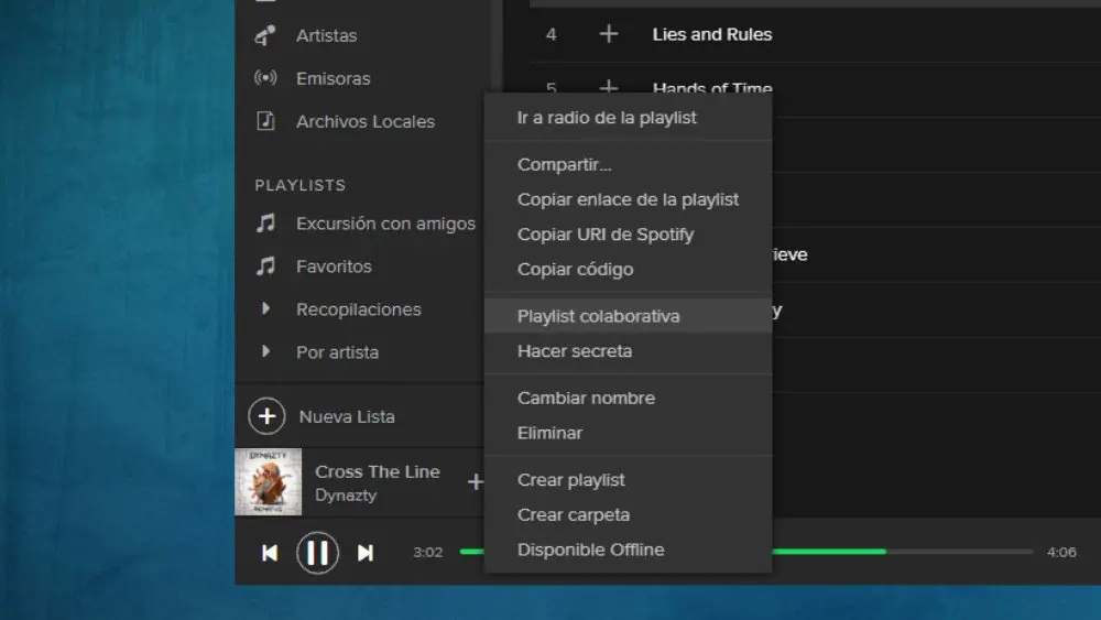 atajos para spotify