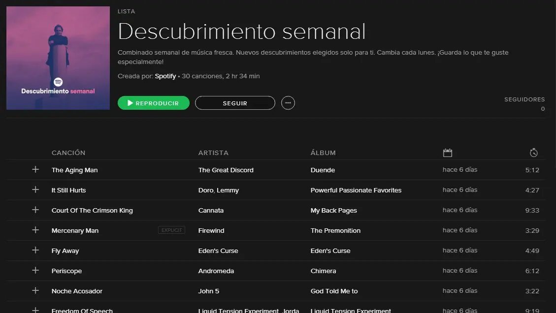 atajos para spotify